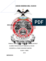 Evolucion y Organicacion Del Estado