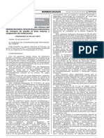 Modifican El Plan de Desarrollo Urbano Del Distrito de Chilca A Través de Procedimientos de Anexión de Predio Al Área Urbana y Asignación de Zonificación