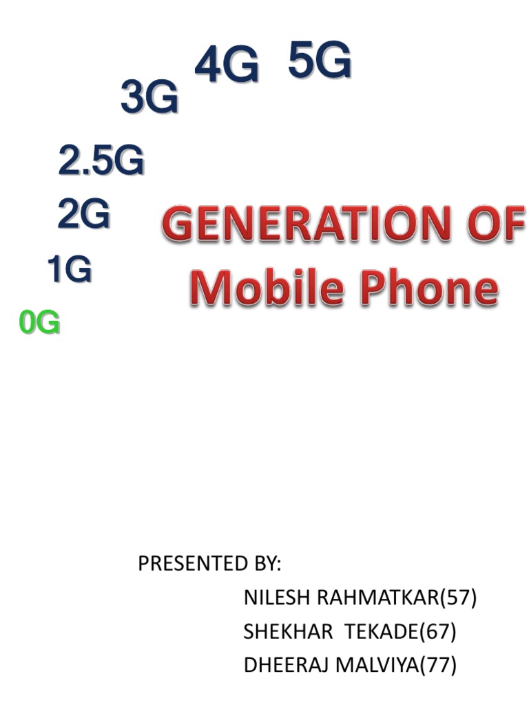 Generations of Mobile Networks Explained | PDF | 4 G | 3 G