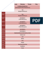 Master Schedule 17-18