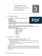 Modulo Del Curso - Organos y Maquinas- Tranformacion de Movimientos 1