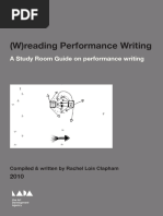Download Wreading Performance Writing  A Study Room Guide on performance writing by thisisLiveArt SN35778372 doc pdf