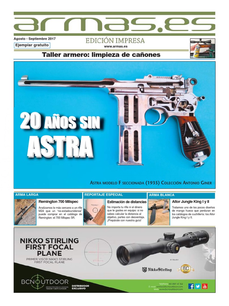 074 Periodico Armas Agosto Septiembre 2017 | PDF | Pistola | Agitación, image size:768x1024