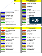 Standard Color Codes for Survey Tapes