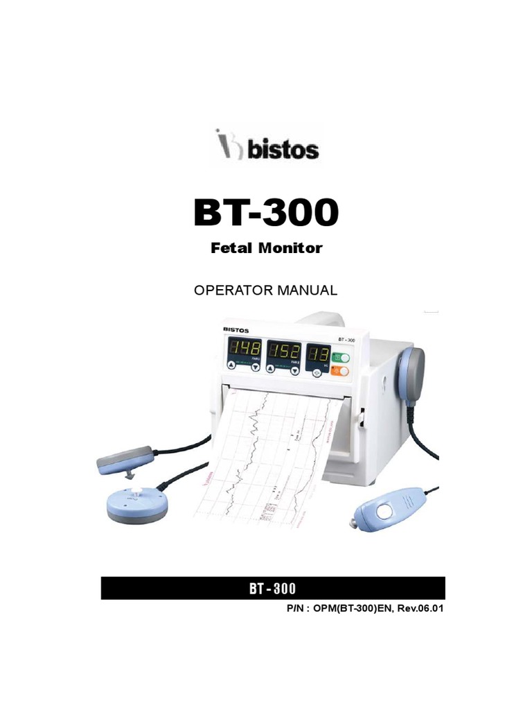 BT-300 OP Manual(OPM(BT-300)EN(Rev.06.01)) | Electrical Connector | Medical  Ultrasound