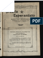 Brazila Esperantisto, Julio-Septembro 1922