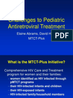Challenges To Pediatric Antiretroviral Treatment: Elaine Abrams, David Hoos MTCT-Plus