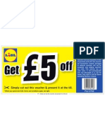 Lidl Evoucher - 5 Off 12 Aug 10 To 15 Aug 10