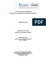 Primera Entrega - Proyecto Procesos Industriales