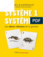 Systeme 1 Systeme 2 Les Deux Vitesses de La Pensee