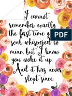 I Cannot Remember Printable