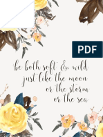 be both soft & wild printable