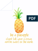 be a pineapple print