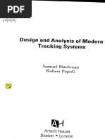 YourSamuel Blackman - Design and Analysis of Modern Tracking Systems - 1999 PDF