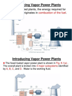Introducing Vapor Power Plants: Combustion of The Fuel