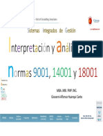 Sistemas Integrados de Gestión Interpretacion y Analisis de Las Normas 9001 14001 y 18001 Oxford Group Giovanni Alfonso Huanqui Canto