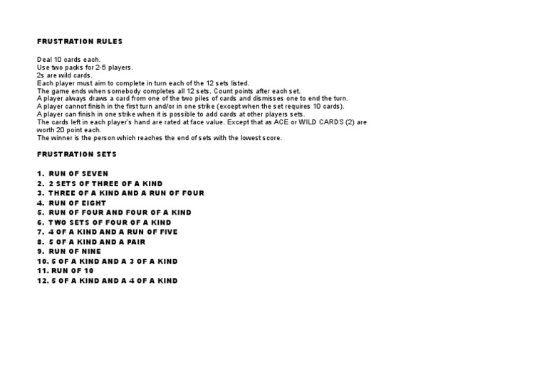 Frustration Rules PDF