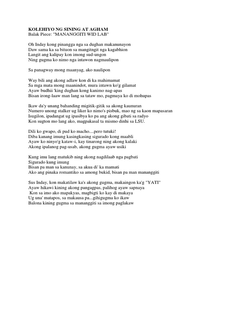 Balak Manggiti With Love balak manggiti with love