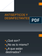 Antisepticos y Desinfectantes