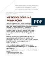 Metodologia Na Formaçao-rcc