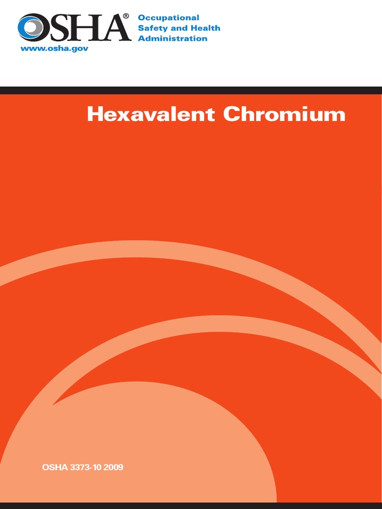 Hexavalent Chromium.pdf Occupational Safety And Health Administration