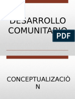 Desarrollo Comunitario