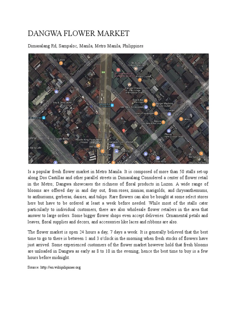 Farmers Market PDF Floristry Flowers