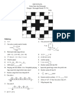 Teka Silang Kata Bulan Sains Dan Matematik