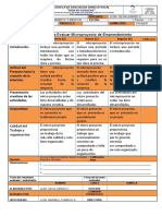 Rubrica para Evaluar Proyecto de Emprendimiento