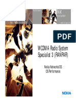 WCDMA Radio System Specialist 3 (RANPAR) : Nokia Networks/OS OS Performance