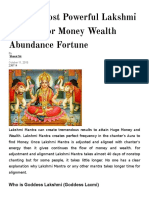 Top 10 Most Powerful Lakshmi Mantra For Money Wealth Abundance Fortune