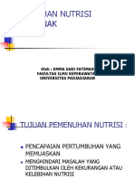 Kebutuhan Nutrisi Pada Anak Ppt Bu Ema