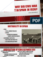 Why Did Civil War Breakout in Spain in 1936?: Jessie and Amelia