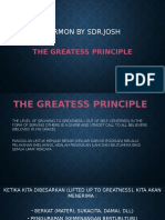 The Greatness Principle