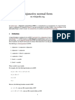 Disjunctive Normal Form PDF