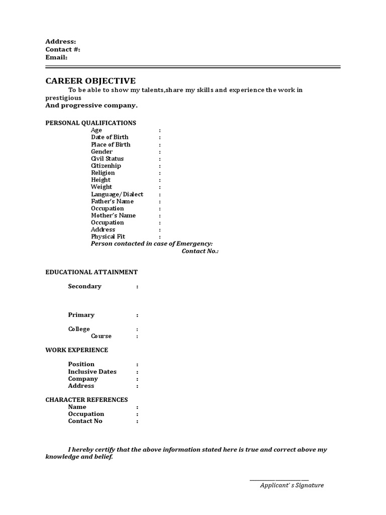 Career Profile Overview | PDF | Career & Growth