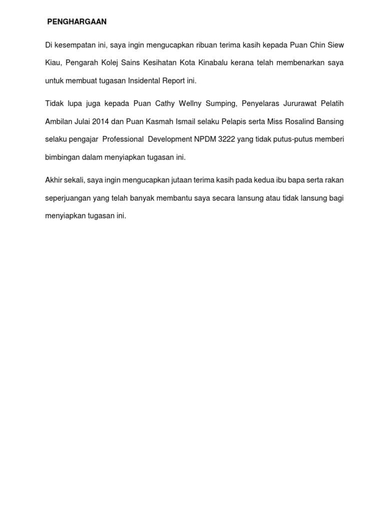 Insiden Report Pdf