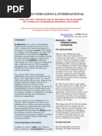 O INGLÊS COMO LÍNGUA INTERNACIONAL