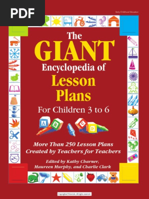 Giant Encyclopedia Lesson Plans 3 6 Preview 1