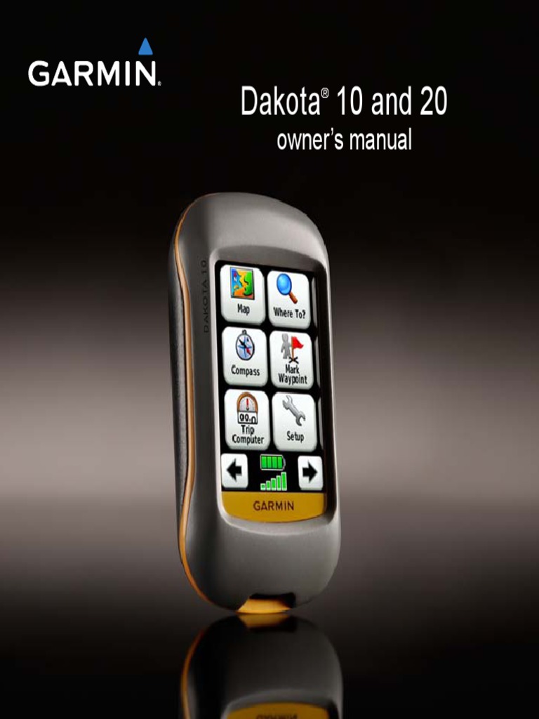 Dakota 10 and 20: Owner's Manual | PDF | Compass | Navigation