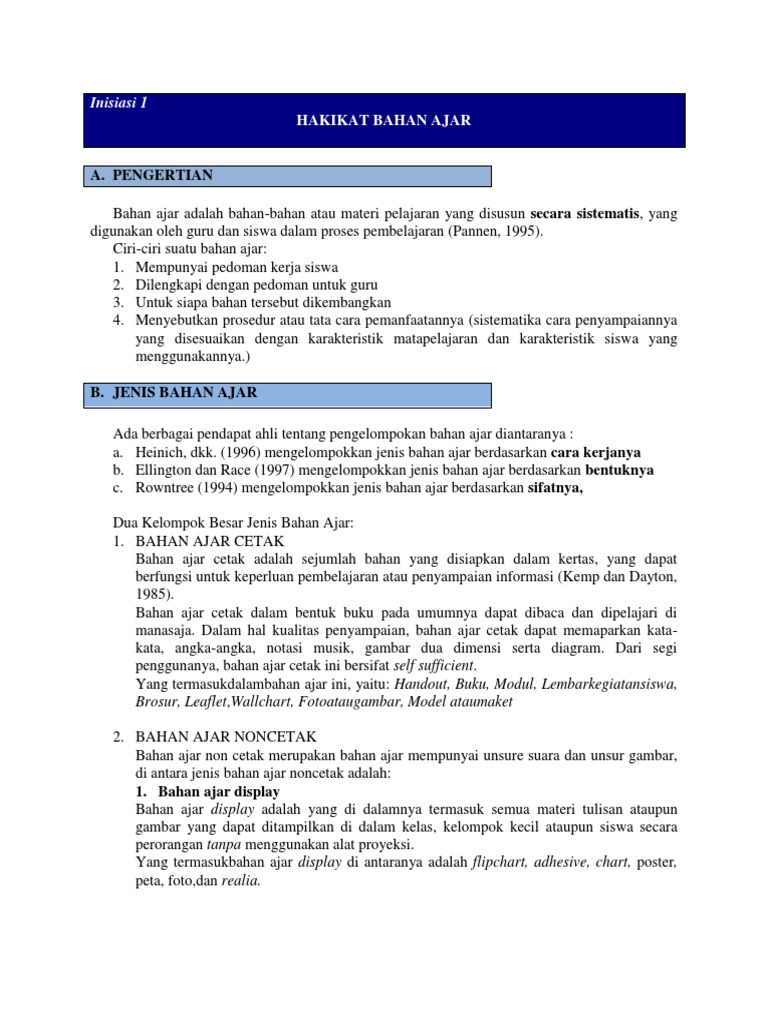 Inisiasi 1 Idik4009 Pdf