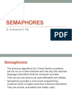 Semaphores: Dr. Emmanuel S. Pilli