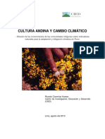Claverias - Cultura Andina y Cambio Climatico PDF