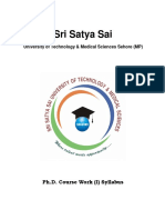 Sri Satya Sai: University of Technology & Medical Sciences Sehore (MP)