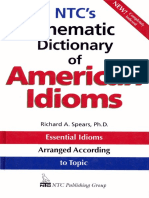 Spears, Richard A. - NTC's Thematic Dictionary of American Idioms (1998) PDF