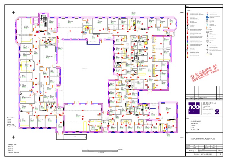 Sample Hospital Floor Plan.pdf Fires Fire Protection