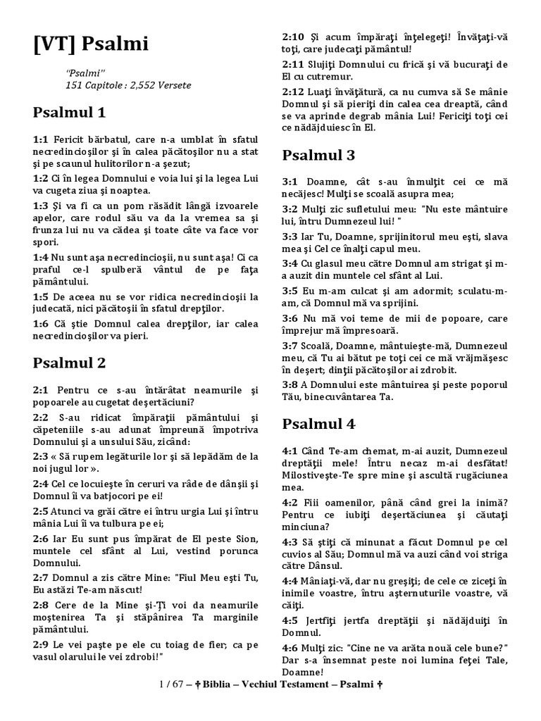 Psalmi VT PDF | PDF