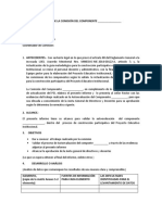 Formato de Informe Comisiones Componentes