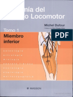 Anatomia Del Aparto Locomotor - Tomo - 1 - Miembro - Inferior - Michael - Dufour PDF