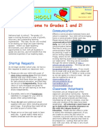 Welcome Letter 2017 Grade 1-2 PDF